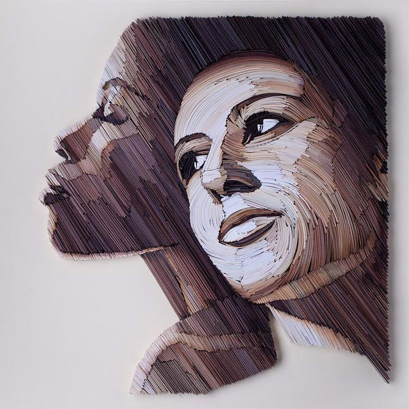 Los impresionantes retratos de papel de Yulia Brodskaya 13