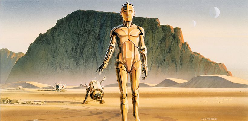 Así sería 'Star Wars' según el concept art original de Ralph McQuarrie  3