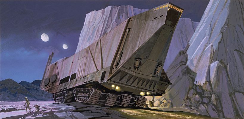Así sería 'Star Wars' según el concept art original de Ralph McQuarrie  6