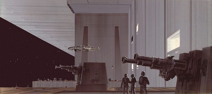 Así sería 'Star Wars' según el concept art original de Ralph McQuarrie  8