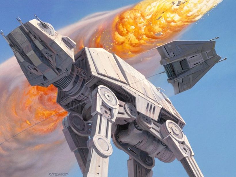 Así sería 'Star Wars' según el concept art original de Ralph McQuarrie  10