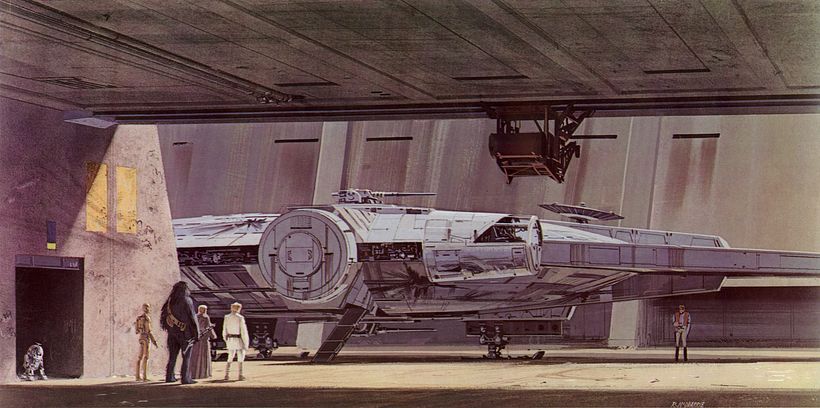 Así sería 'Star Wars' según el concept art original de Ralph McQuarrie  11