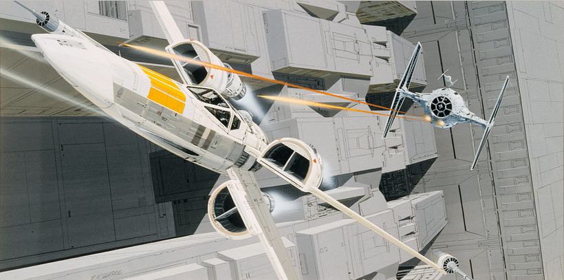 Así sería 'Star Wars' según el concept art original de Ralph McQuarrie  12