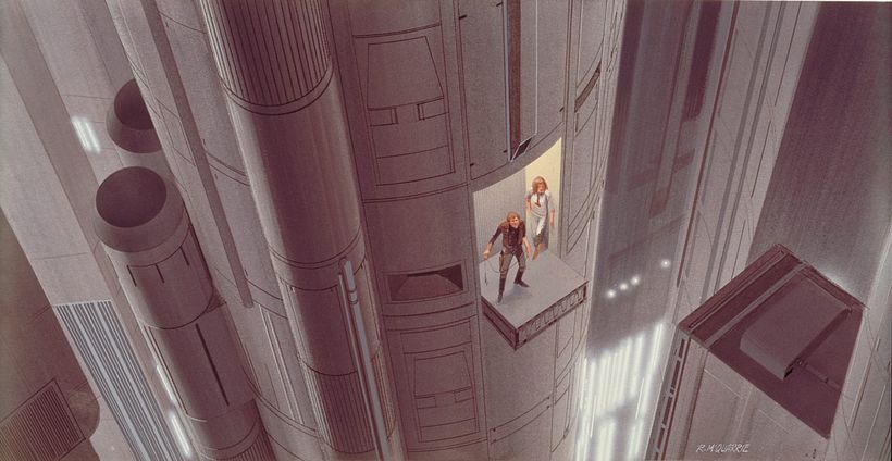 Así sería 'Star Wars' según el concept art original de Ralph McQuarrie  13