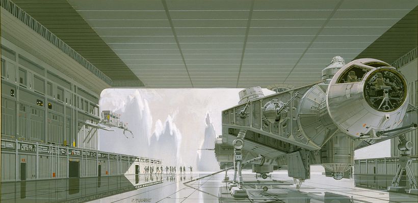 Así sería 'Star Wars' según el concept art original de Ralph McQuarrie  15