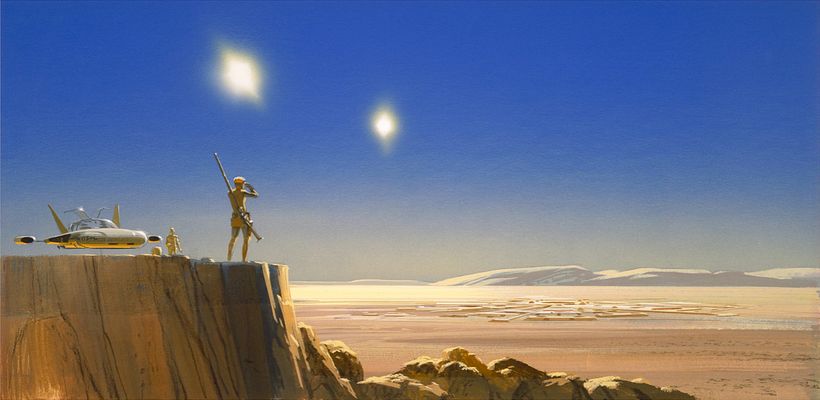 Así sería 'Star Wars' según el concept art original de Ralph McQuarrie  16
