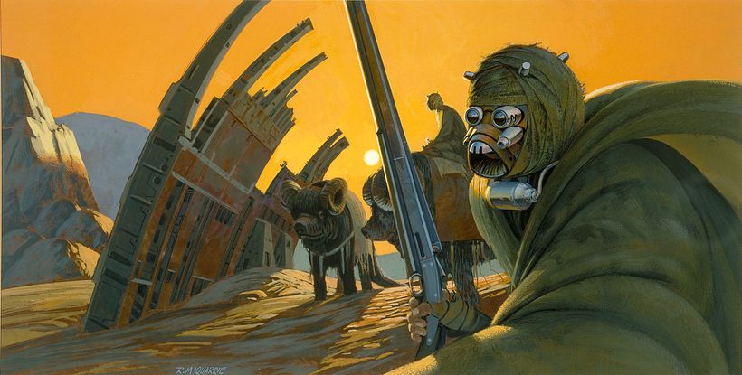 Así sería 'Star Wars' según el concept art original de Ralph McQuarrie  17