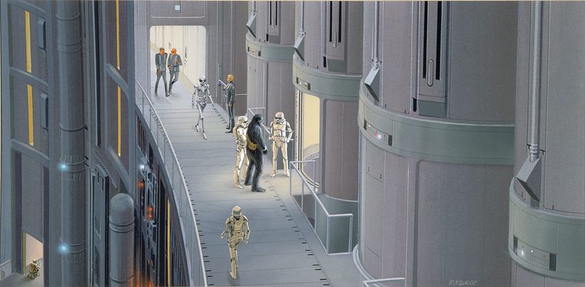 Así sería 'Star Wars' según el concept art original de Ralph McQuarrie  19