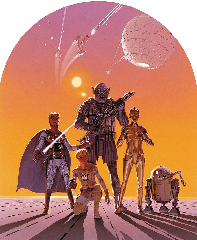Así sería 'Star Wars' según el concept art original de Ralph McQuarrie  1