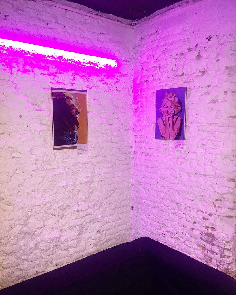 Exposición ilustración digital en Super Pop Bar Nov-Dic 2017 8