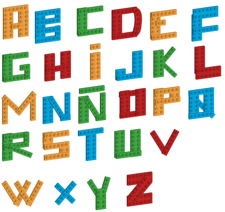 Lego Typography 0