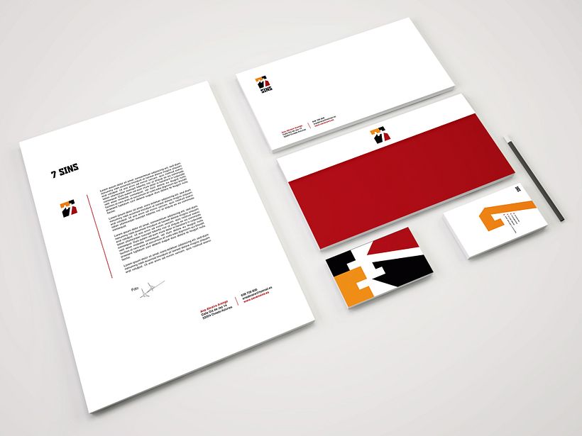 7 SINS - Graphic design