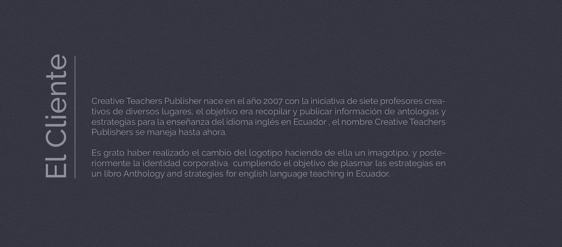 CREATIVE TEACHERS PUBLISHERS /Brand Identity /Book 1