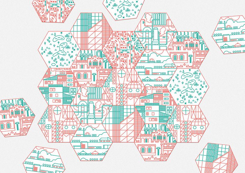 Ilustración y diseño urbanístico para niños 3