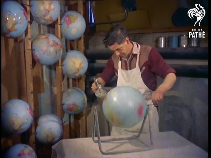 ¿Cómo se hacían los globos terráqueos? 7