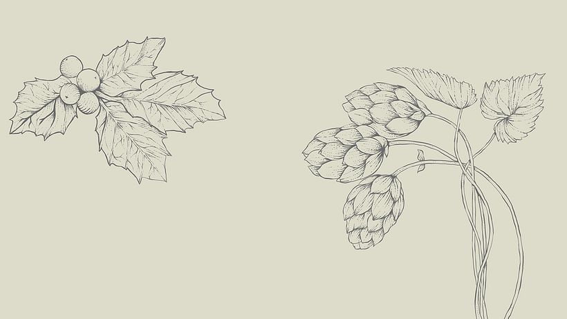 Cruzcampo. Edición especial Navidad. - Traditional illustration