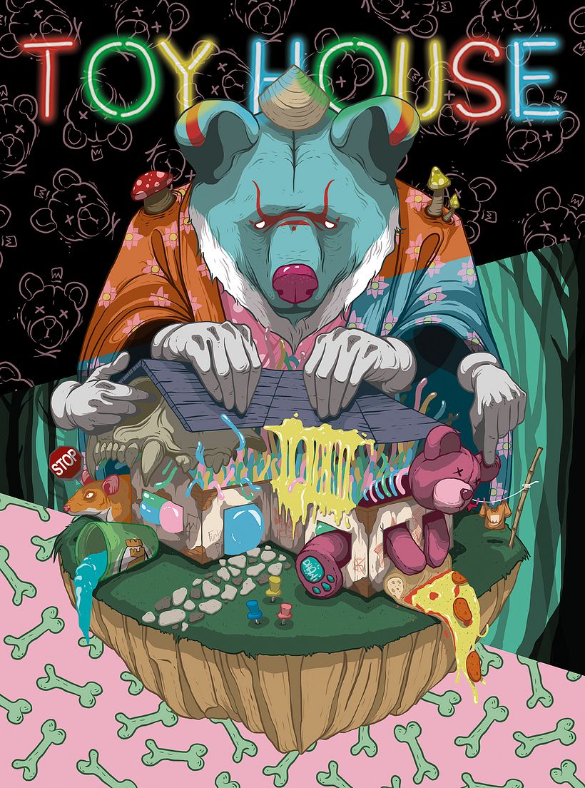 'TOY HOUSE' Pintura digital 0
