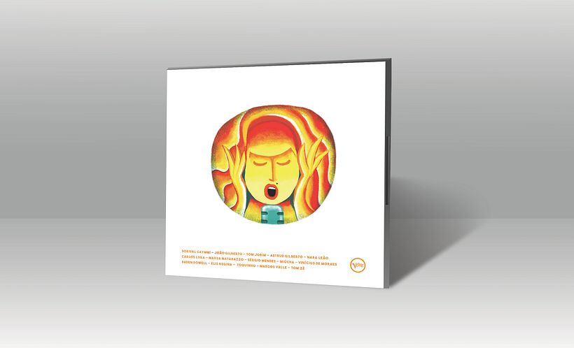 Portada vinilo Bossa Nova ilustrada - Diseño