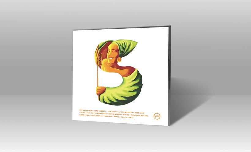 Portada vinilo Bossa Nova ilustrada - Diseño