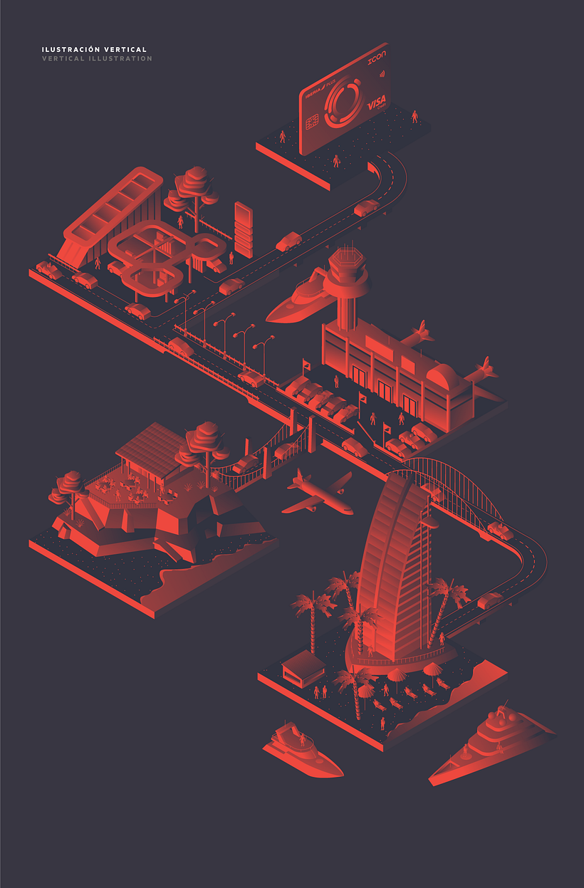 Iberia Icon · Ilustraciones en isométrica 6