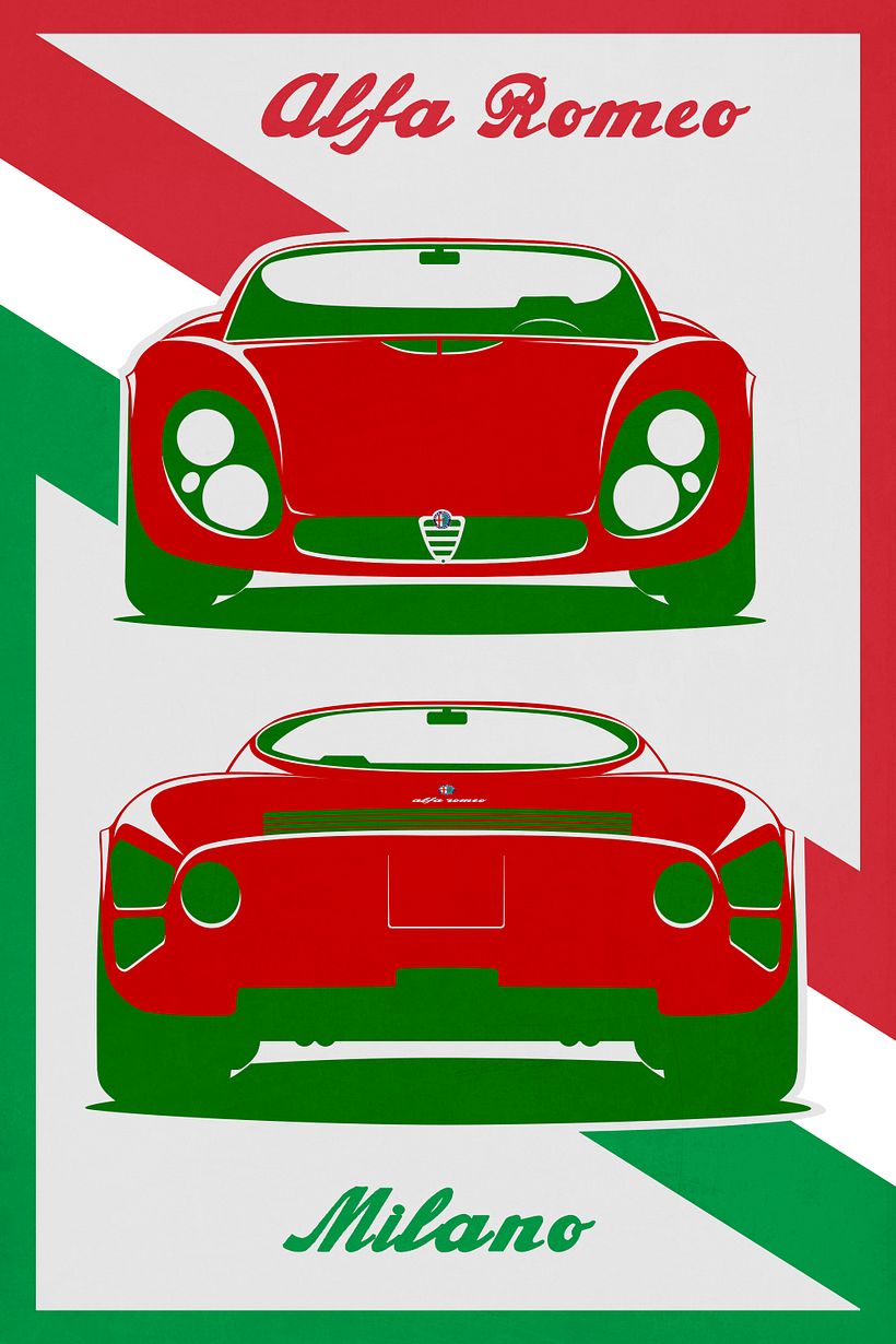 Poster Alfa Romeo -1
