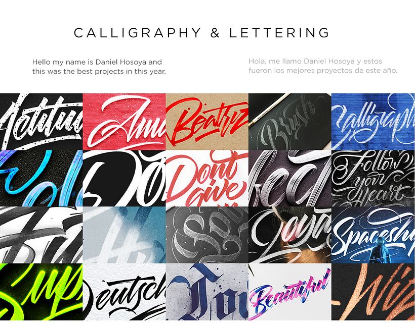 Lettering & Caligrafía 2017 1