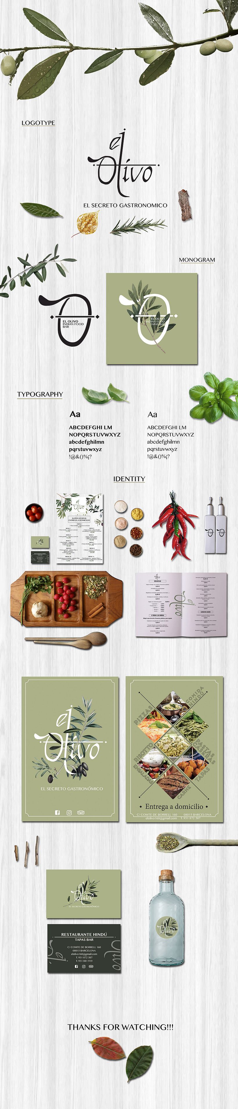 El Olivo Restaurant | brand identity -1