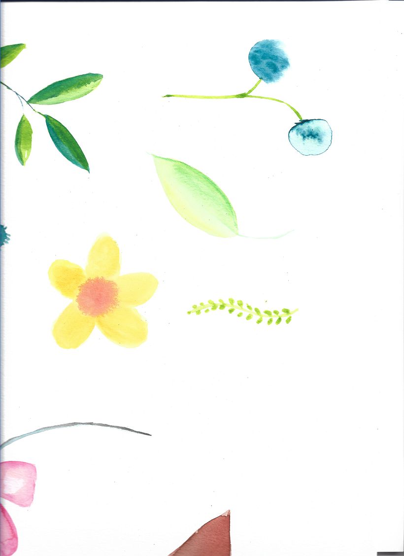 Punto magenta: Retrato ilustrado en acuarela 9