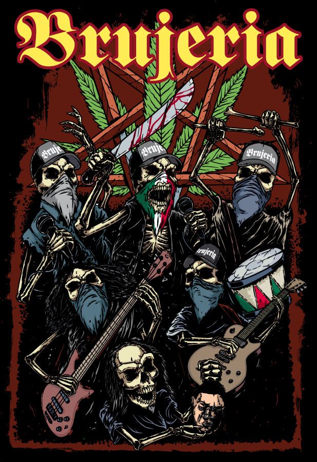 Brujería - Dias de los Muertos 2017 Tour Merch 1