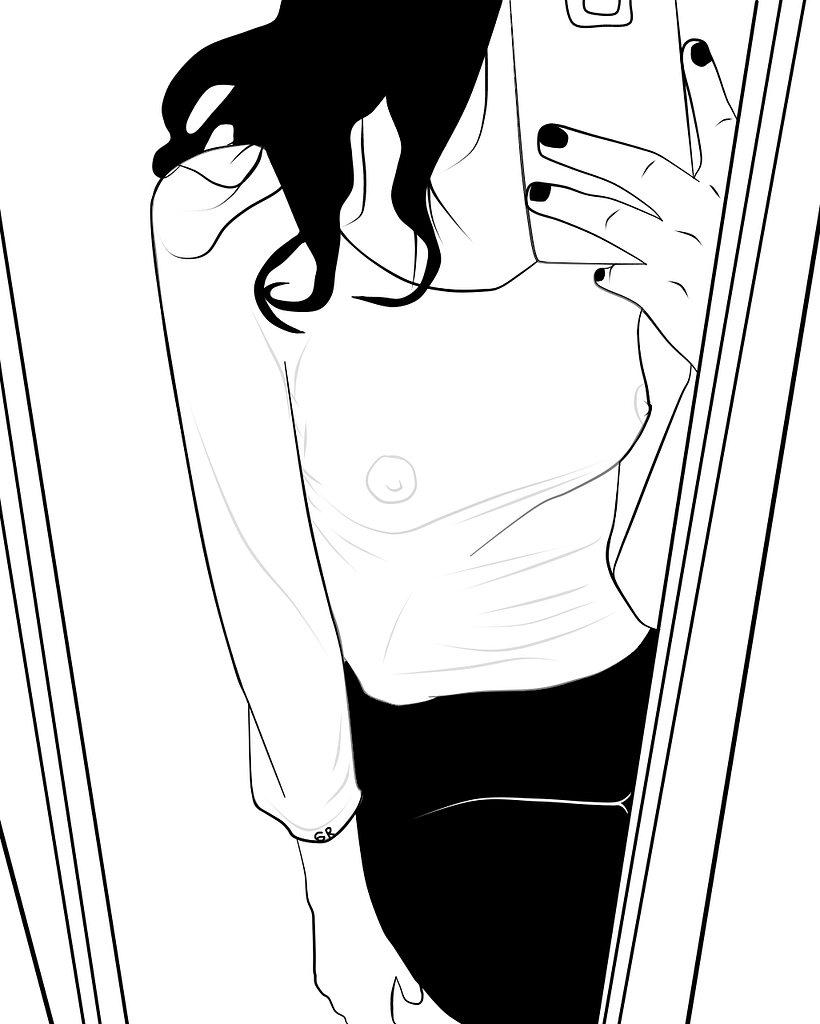 Outlines Black And White 4