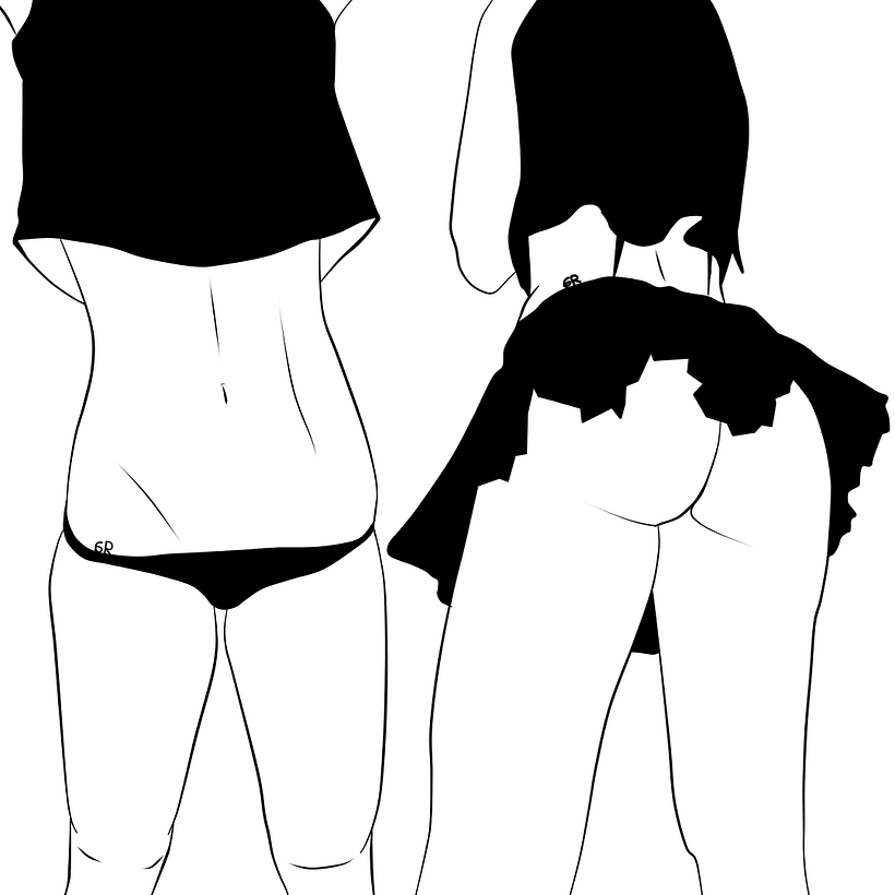 Outlines Black And White 6