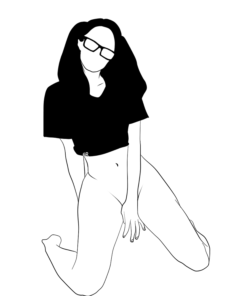 Outlines Black And White 12