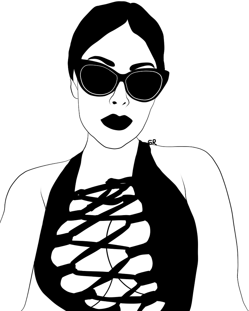 Outlines Black And White 13