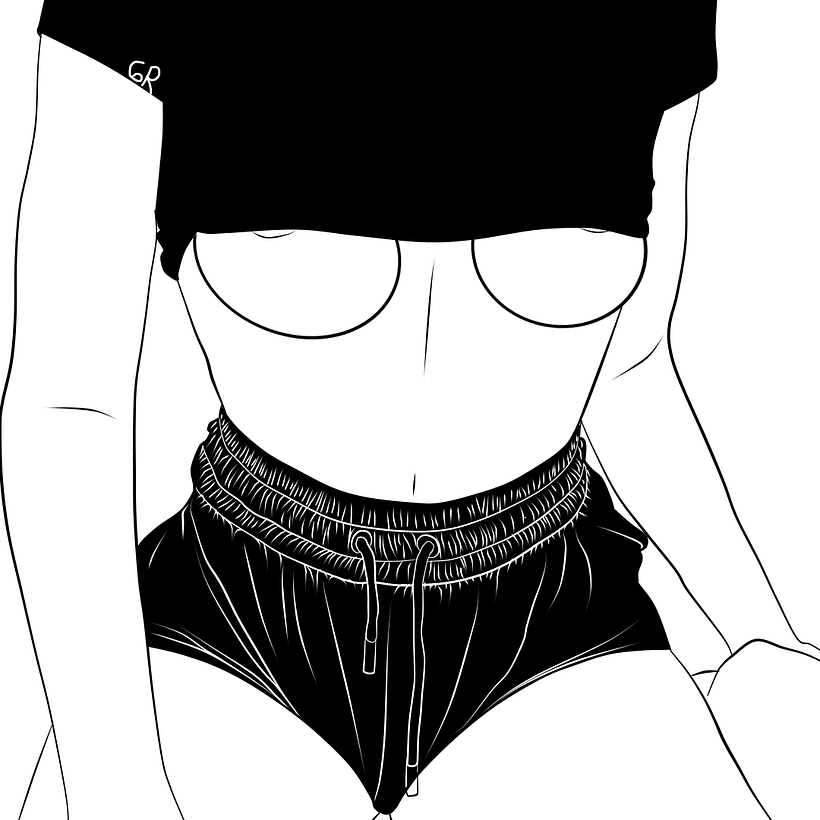 Outlines Black And White 14
