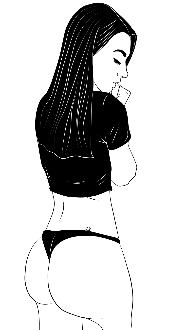 Outlines Black And White 20
