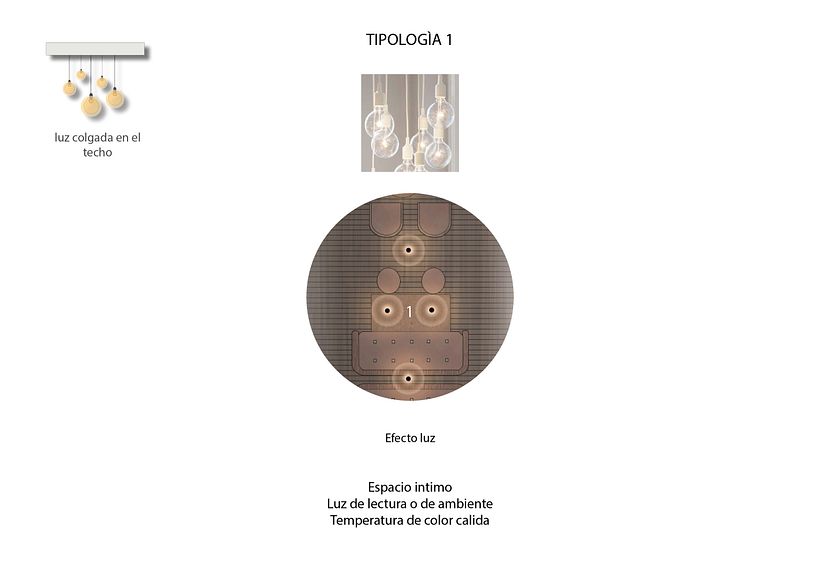 | REPRESENTACIÓN DE LUZ | Proyecto Iluminación Restaurante 8