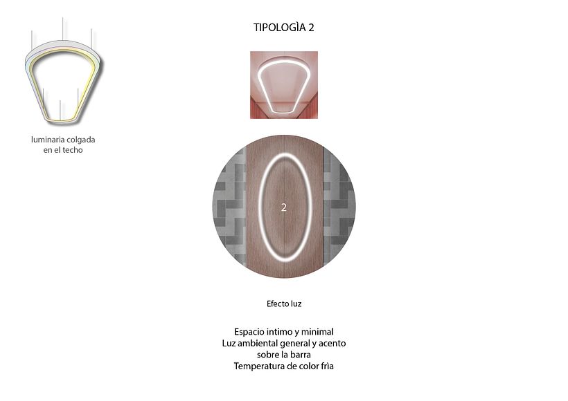 | REPRESENTACIÓN DE LUZ | Proyecto Iluminación Restaurante 19