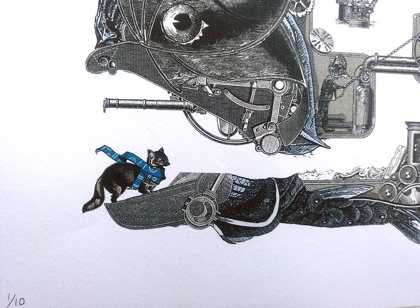 Leviatán libro de Laberintos - Ilustración tradicional