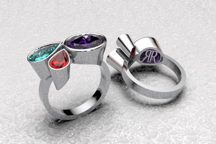 Logotipo y aplicación en  conjunto con diseño de Joyería.  5