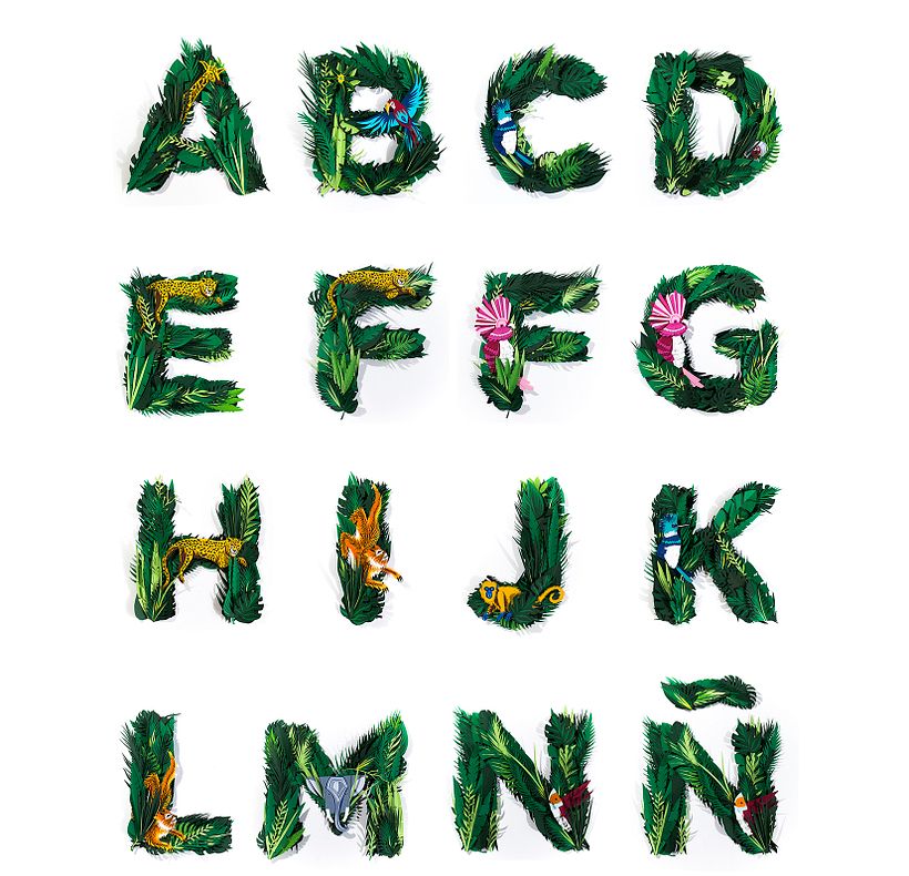 Exótica - Display typeface - Ilustração tradicional