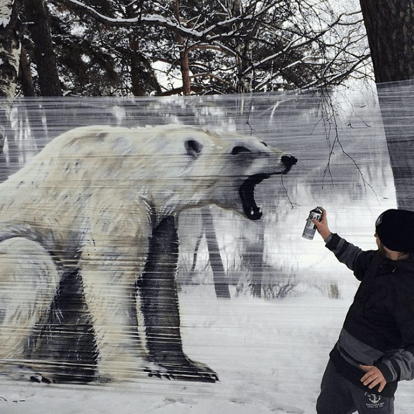 Cellograff o cómo llevar el arte urbano al campo 5