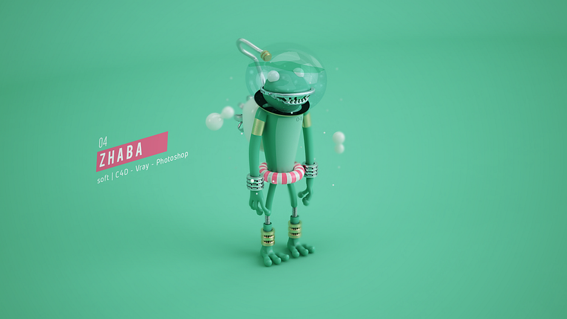 Mi Proyecto del curso: Diseño de personajes en Cinema 4D: del boceto a la impresión 3D 0