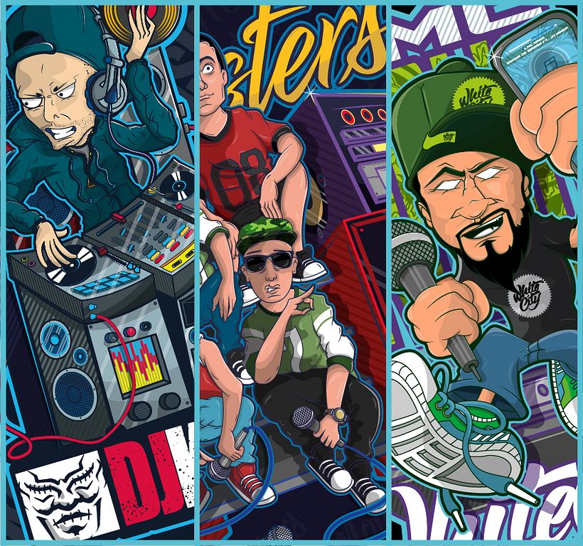 Hip Hop-Rap-Mc-Dj | Domestika