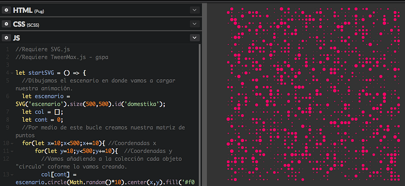Experimentando con las librerías SVG.js y GreenSock 2