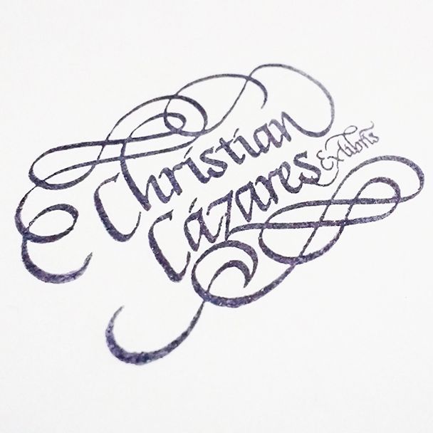 Caligrafía para un Ex libris -1