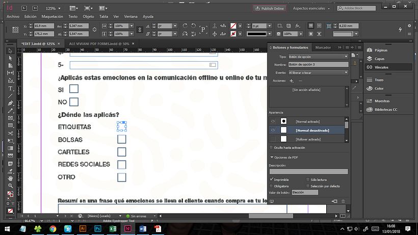 Problemas con Adobe InDesign - Formularios 1