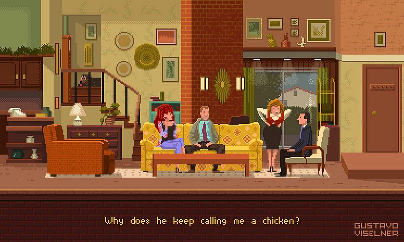 Películas y series de culto en clave pixel art 21