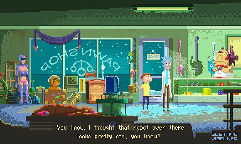 Películas y series de culto en clave pixel art 24