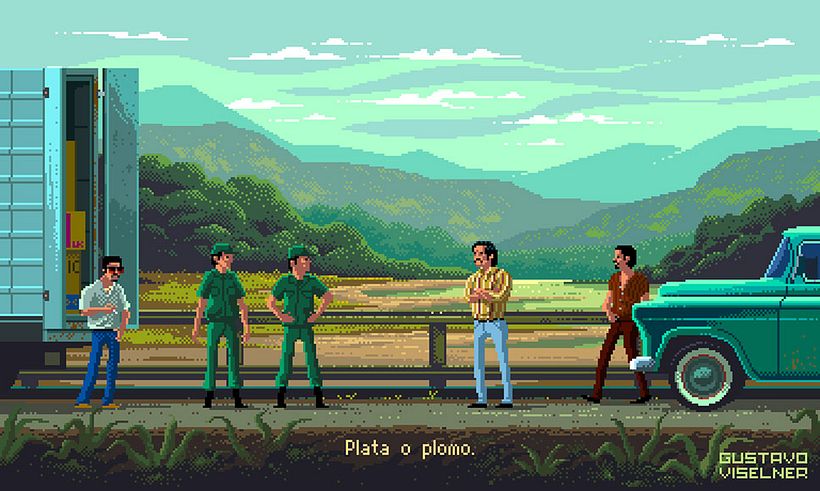 Películas y series de culto en clave pixel art 25