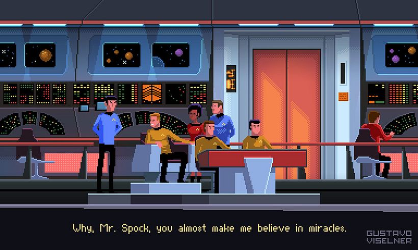 Películas y series de culto en clave pixel art 26